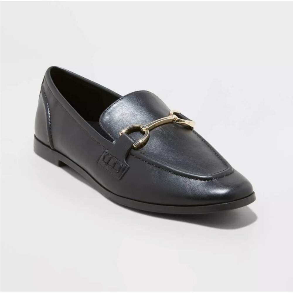 A New Day Loafer Carolyn Ae865 Black memory foam Flats Size 7.5